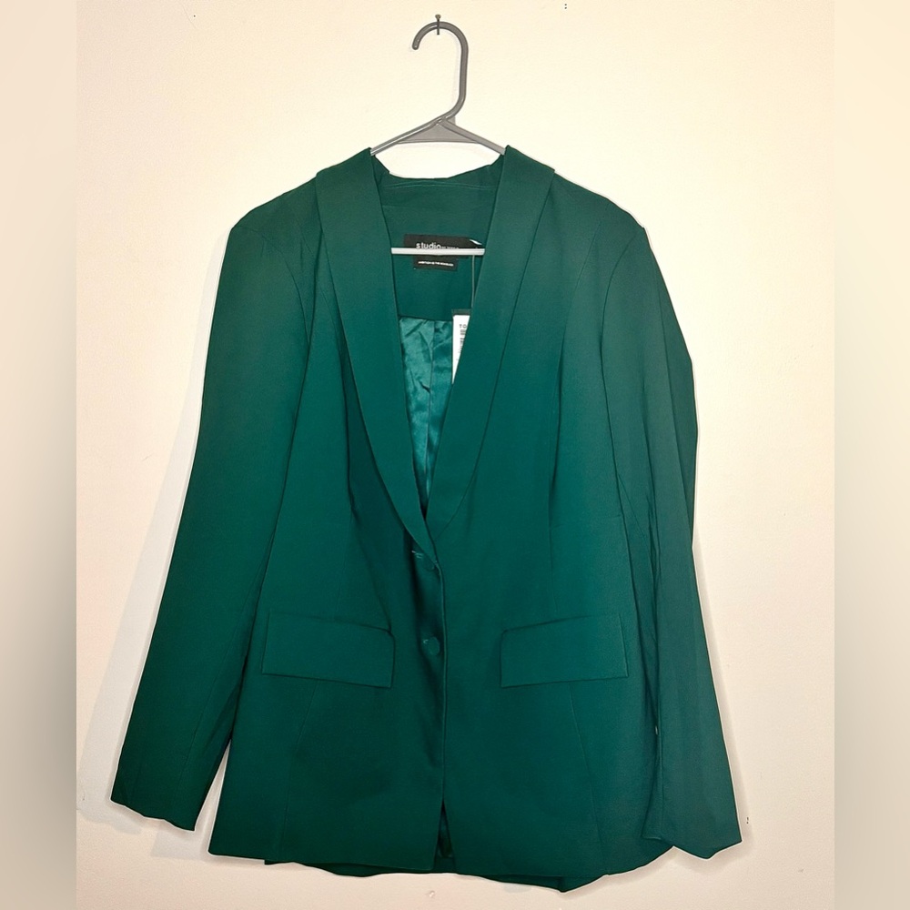 Torrid Studio Green Blazer